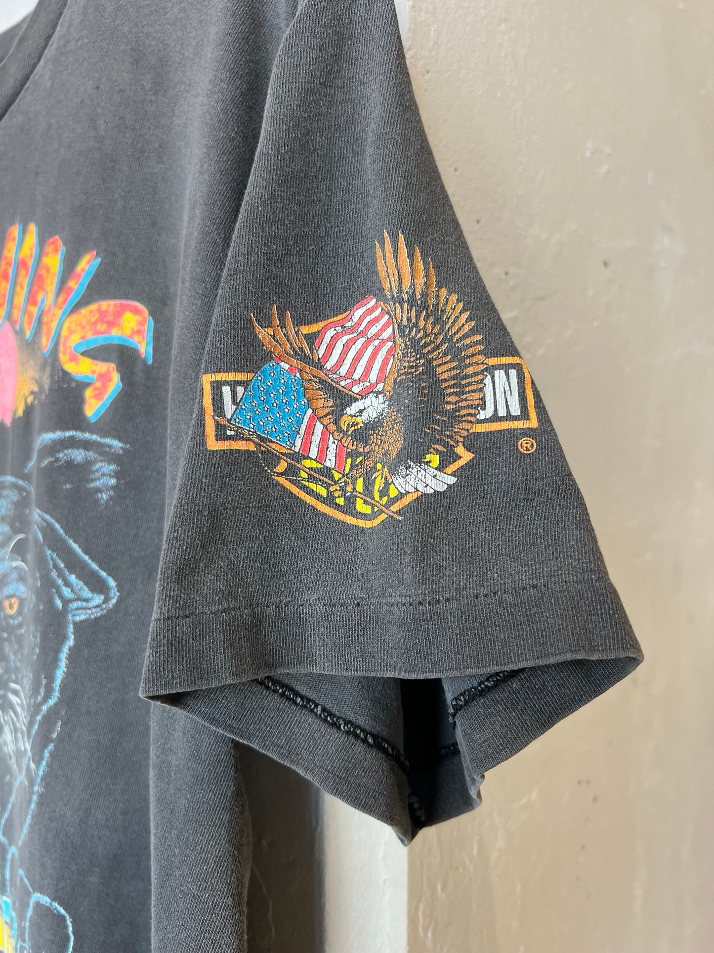 Vintage 90s Harley Davidson “Wild Thing” Faded Tee