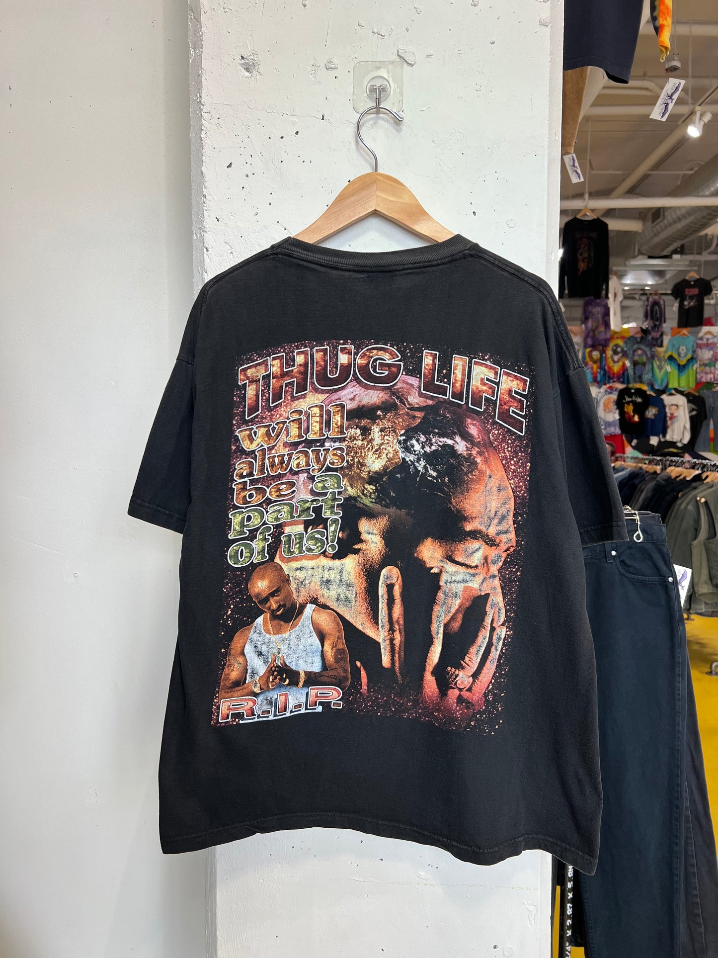 Vintage 90s 2pac Tupac Rap Tee