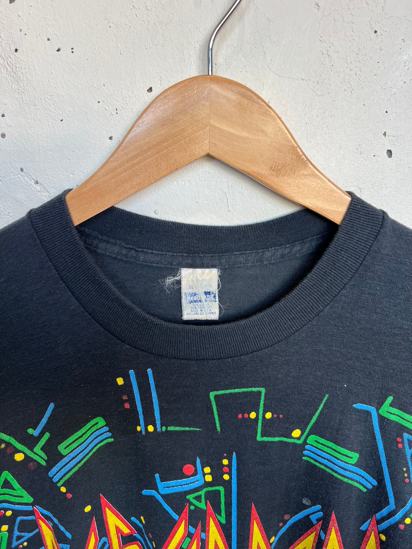 Vintage 1987 Def Leppard All Over Print Tee