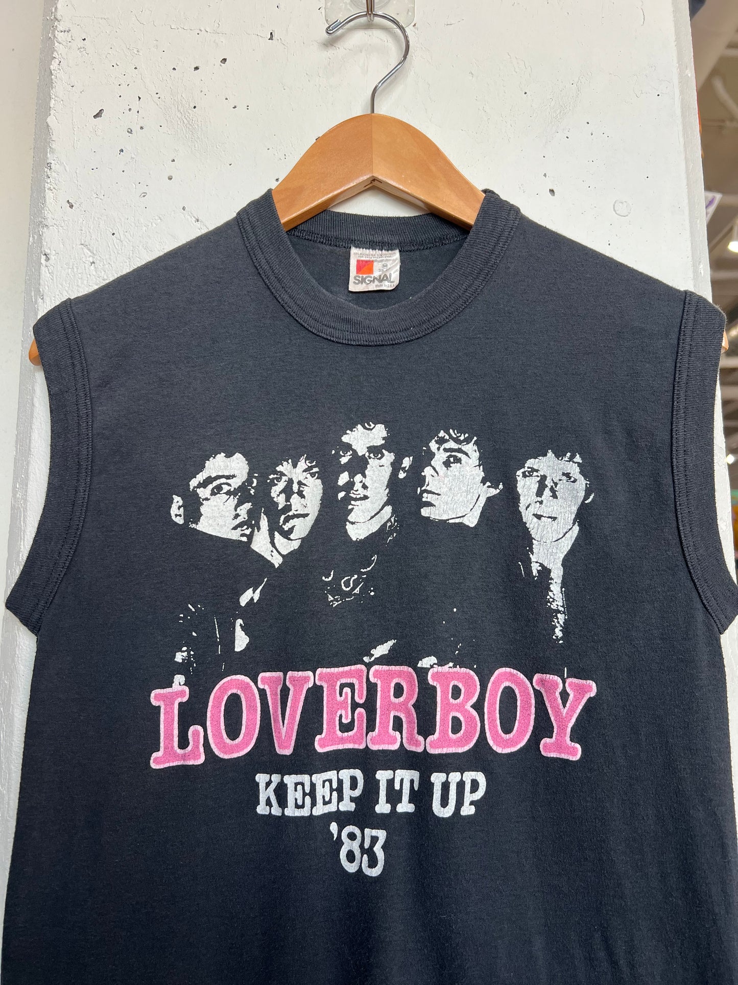 Vintage 1983 Lover Boy Cut Off Tee