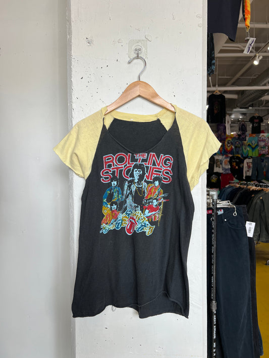 Vintage 1981 The Rolling Stones U.S. Tour Raglan Tee