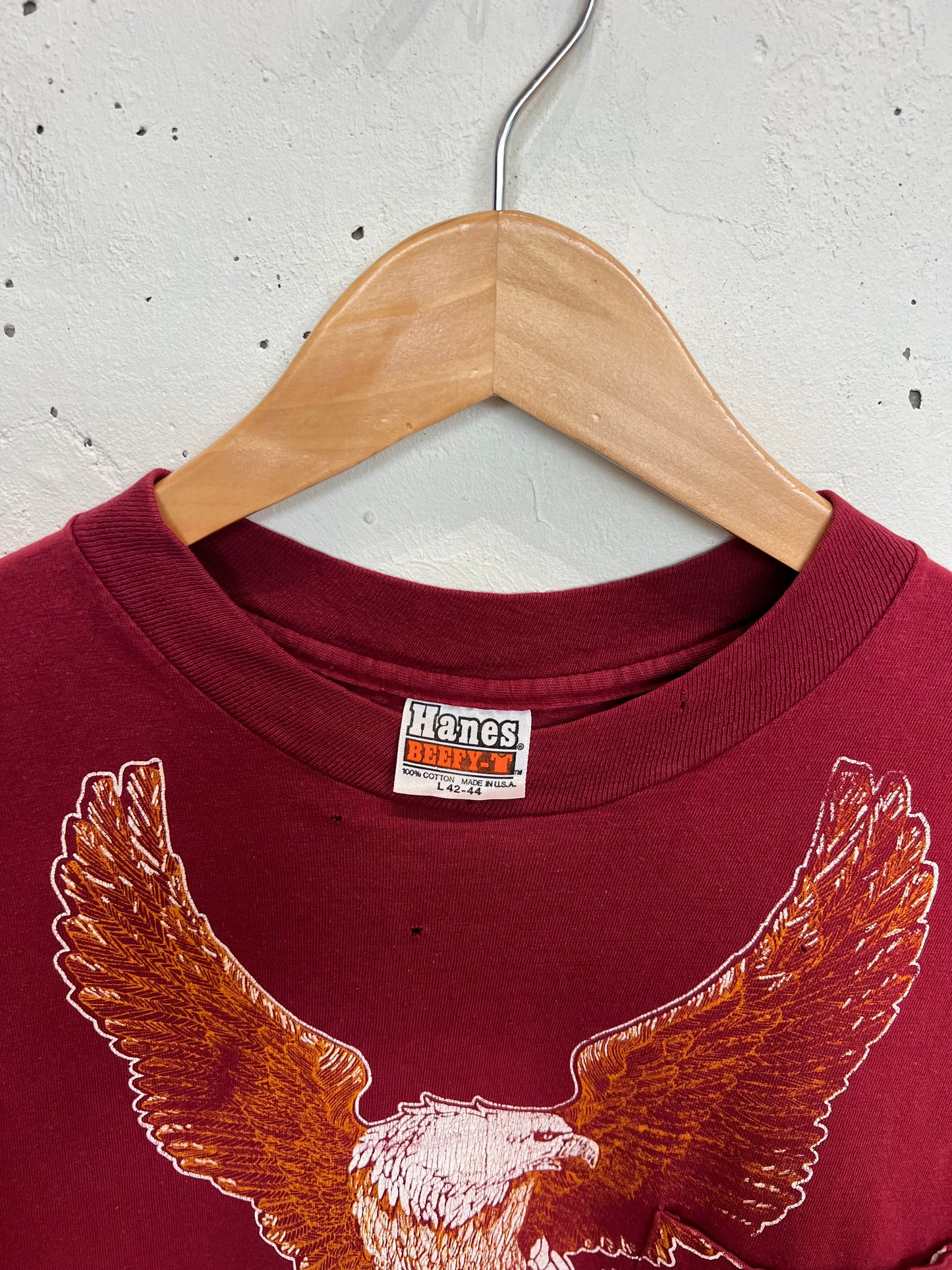 Vintage 80s Harley Davidson Texas Eagle Pocket Tee