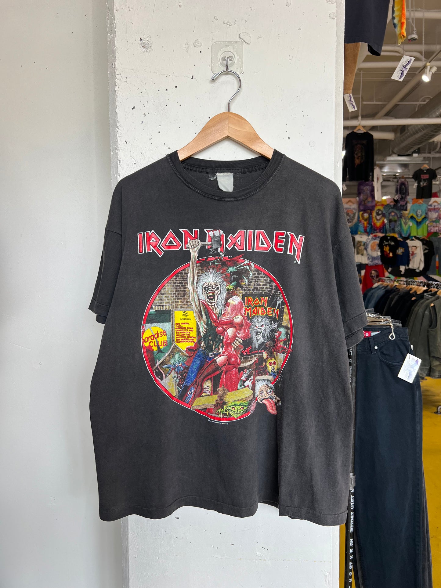 Vintage 1990 Iron Maiden Euro Tour Tee