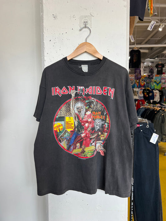 Vintage 1990 Iron Maiden Euro Tour Tee