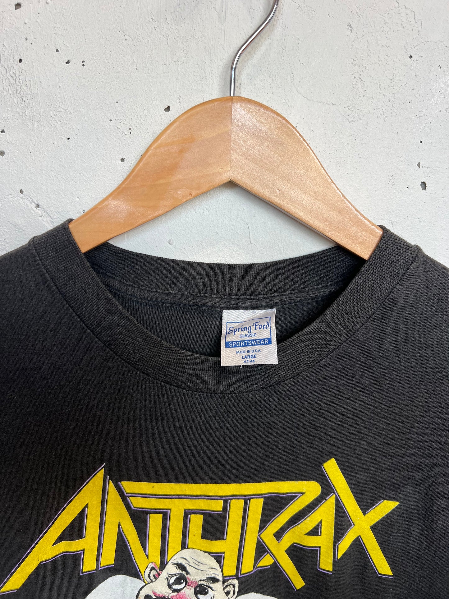 Vintage 1988 Anthrax Tour Tee