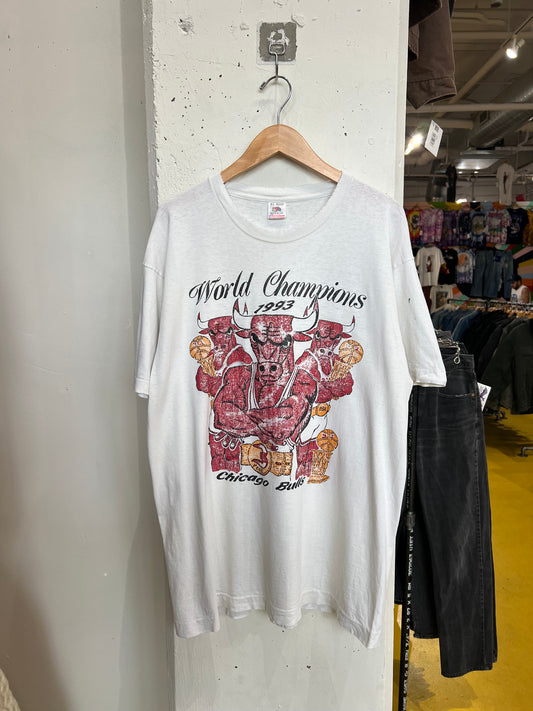 Vintage 1993 Chicago Bulls World Champions Tee