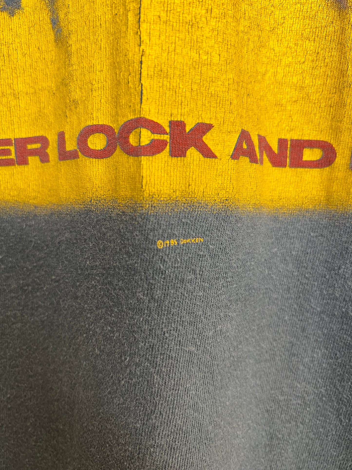 Vintage 1985 Dokken Tour Tee