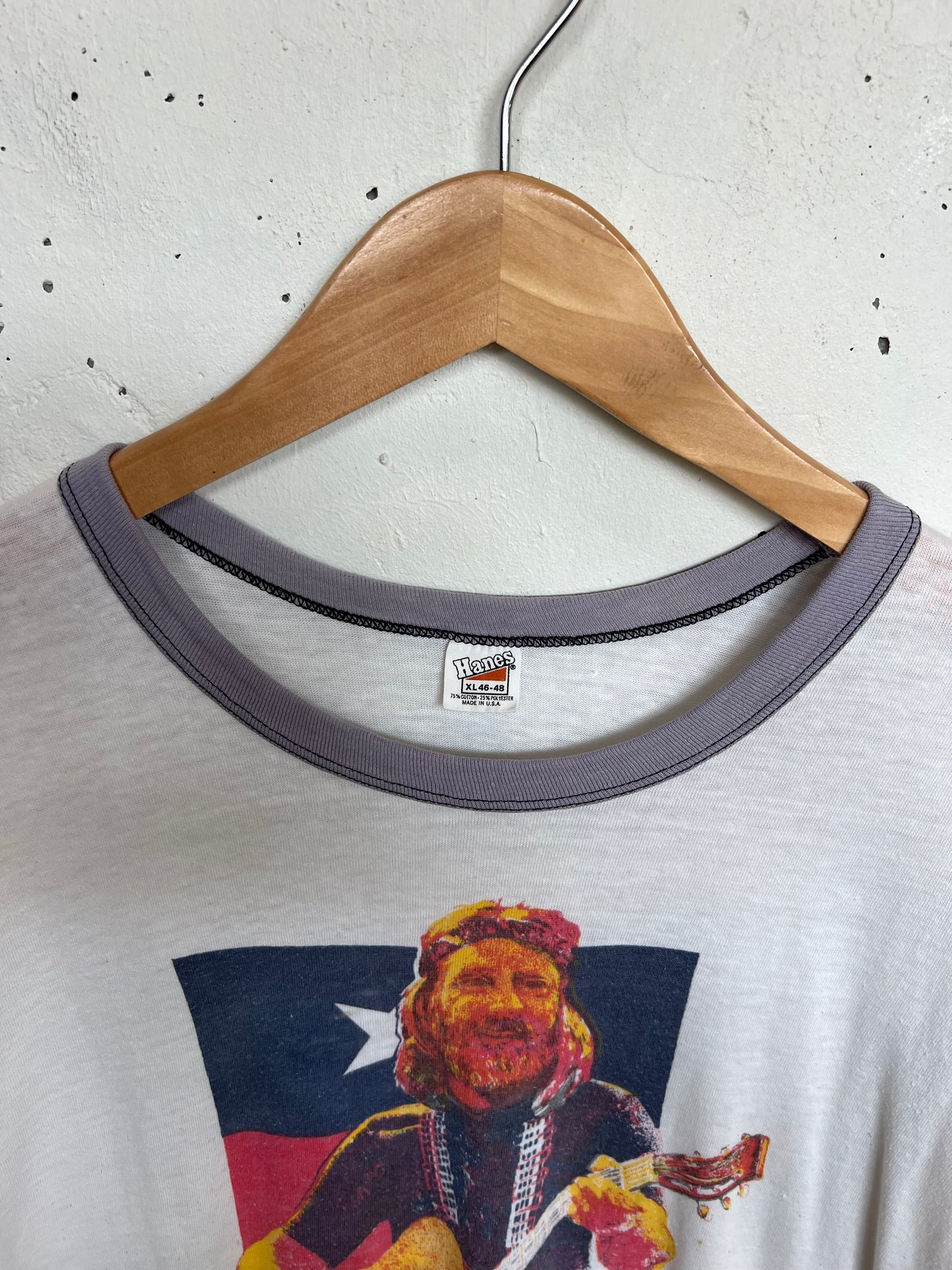 Vintage 1978 Willie Nelson Ringer Tee