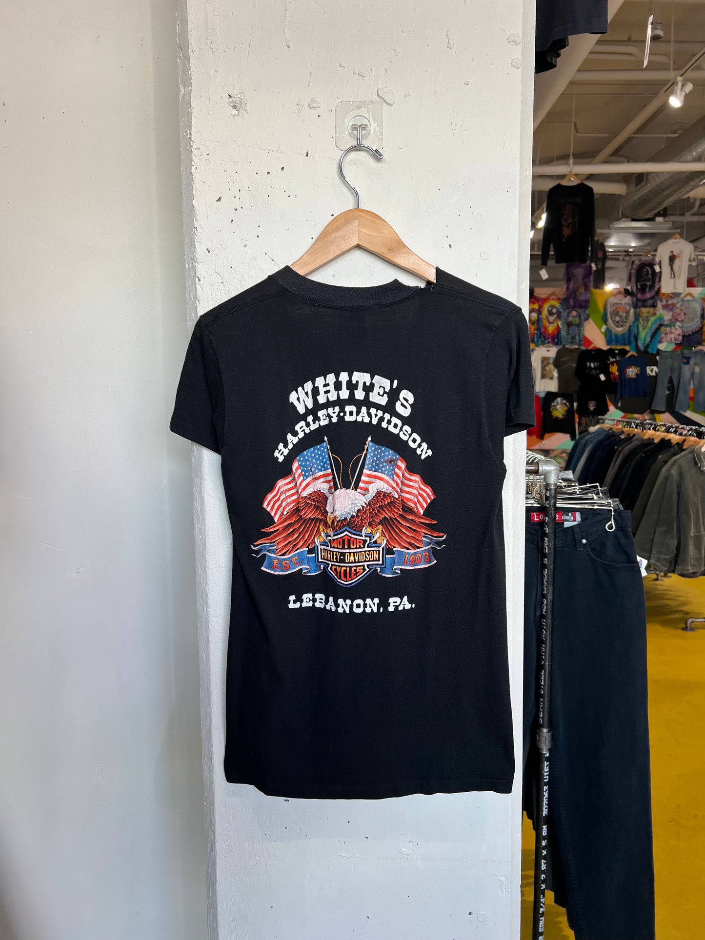 Vintage 1987 Harley 3D Emblem Tee