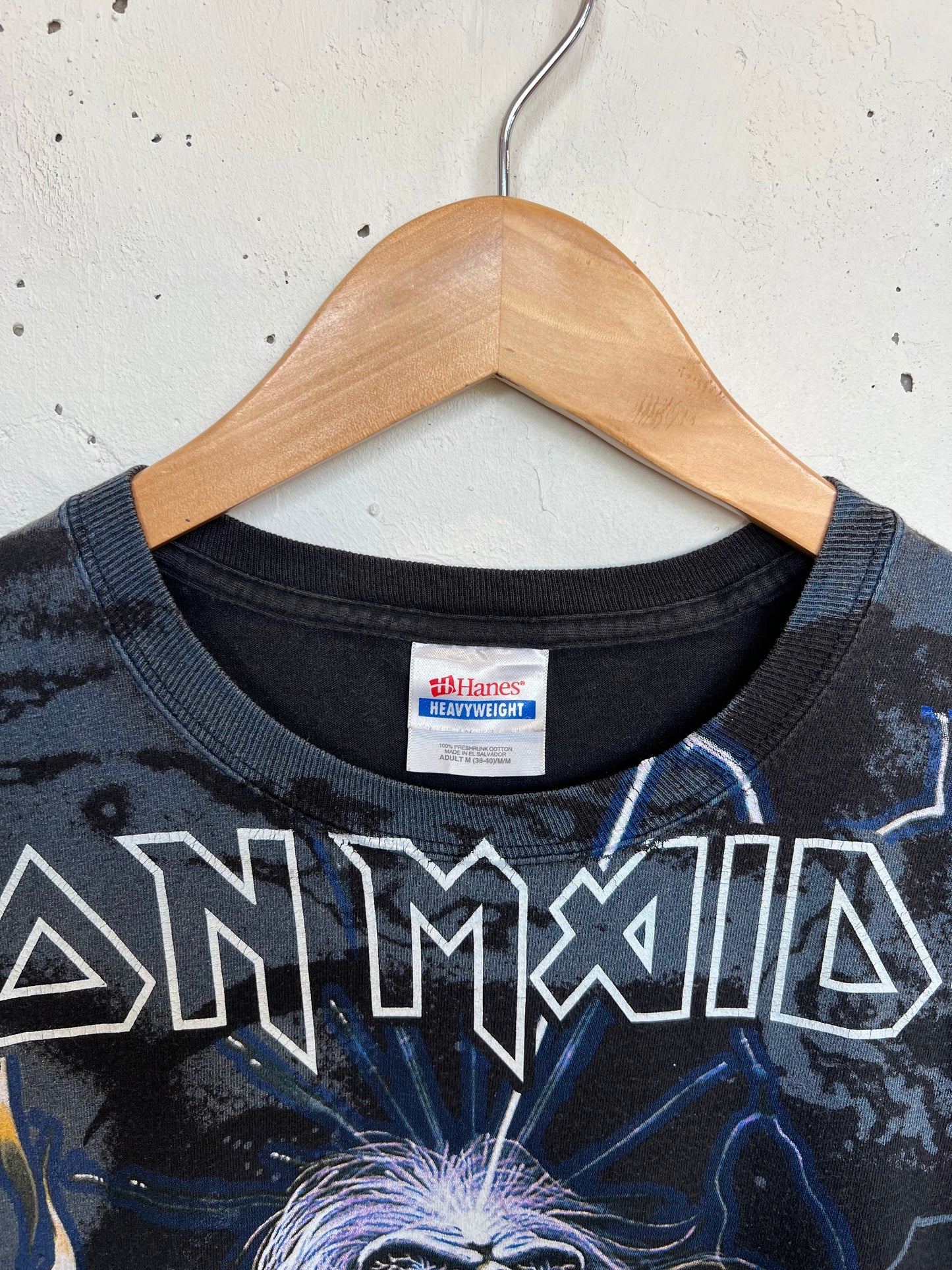 Vintage 2000s Iron Maiden All Over Print Tee