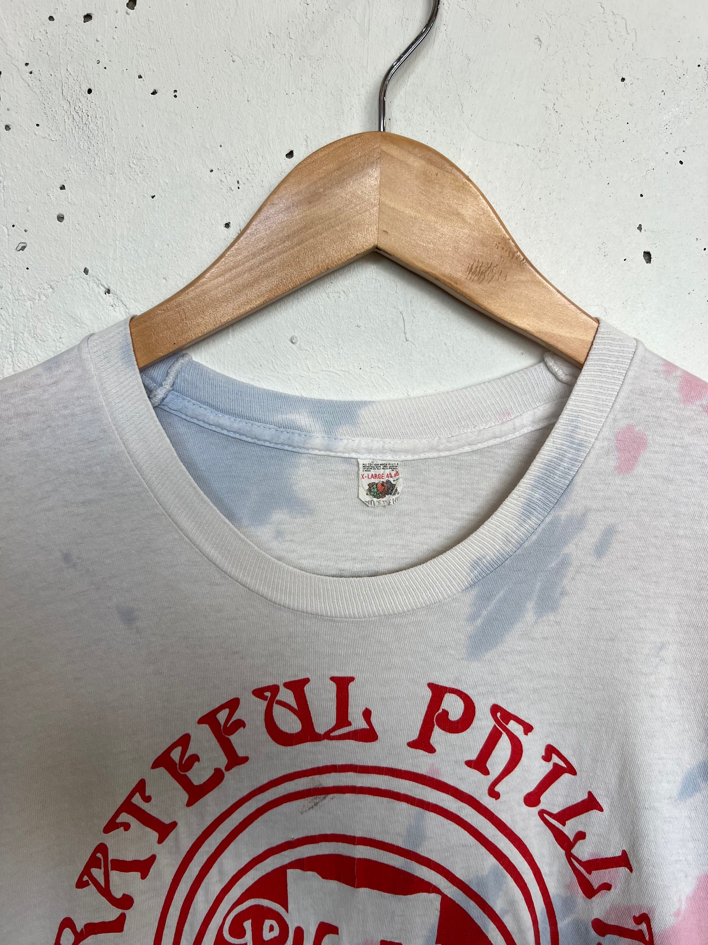 Vintage 80’s Grateful Dead Fall Tour Tie Dye Tee