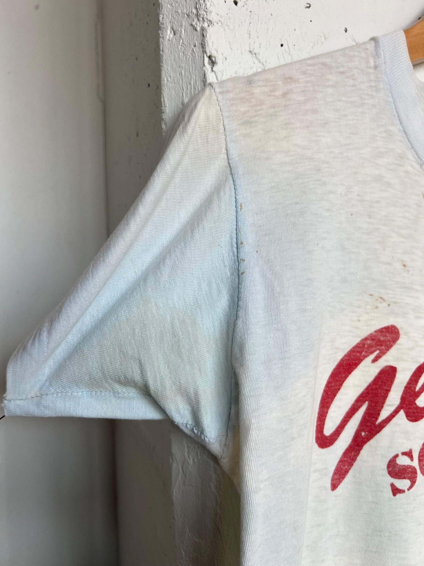 Vintage 80s Genesis Thrashed Tie Dye Tour Tee