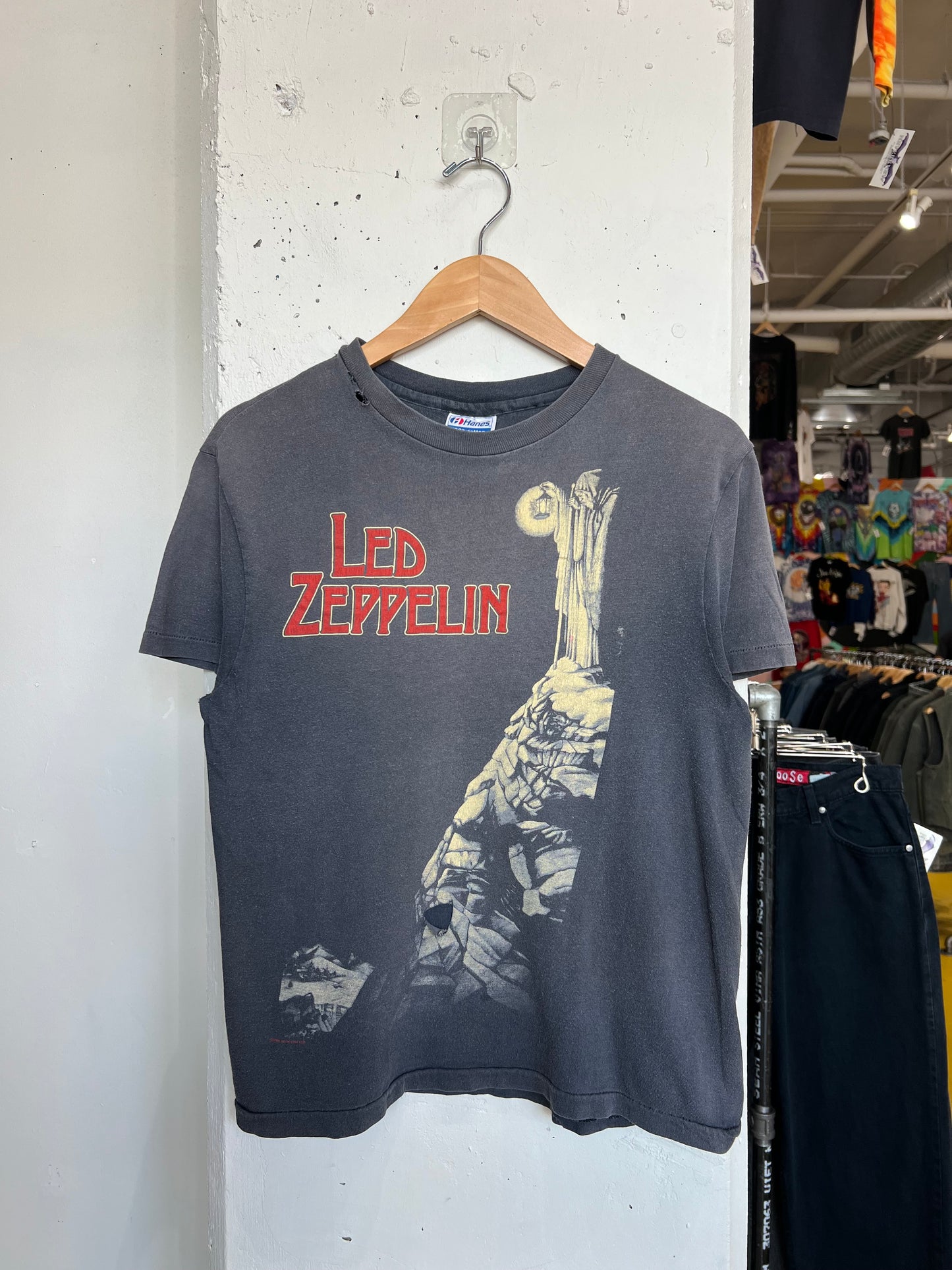 Vintage 1984 Led Zeppelin Faded Distressed Tee