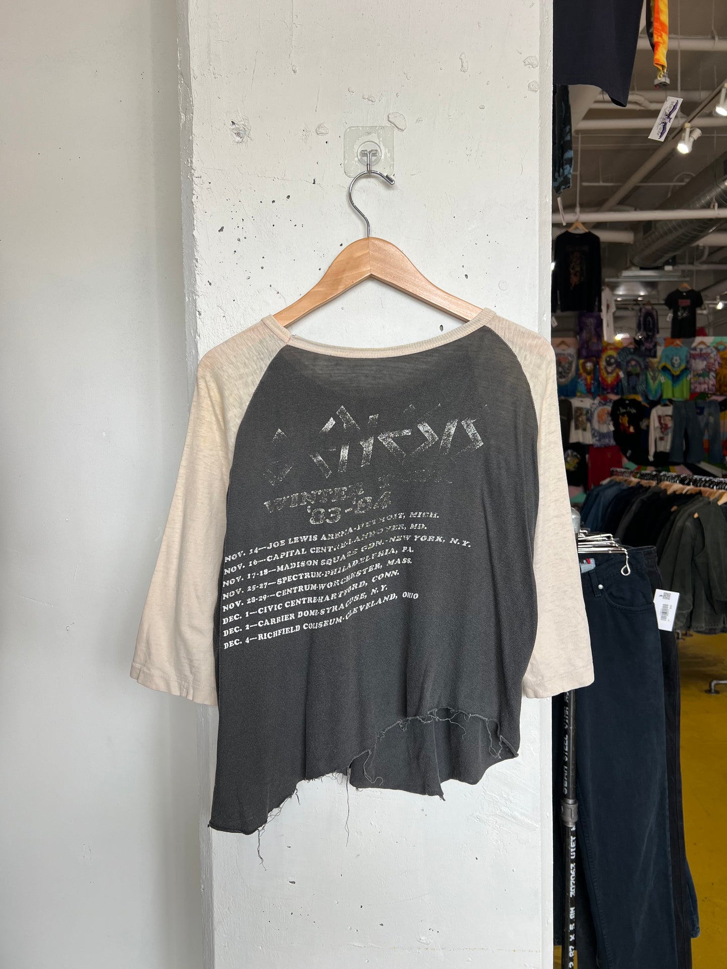 Vintage 1983-84 Genesis U.S Tour Raglan Tee