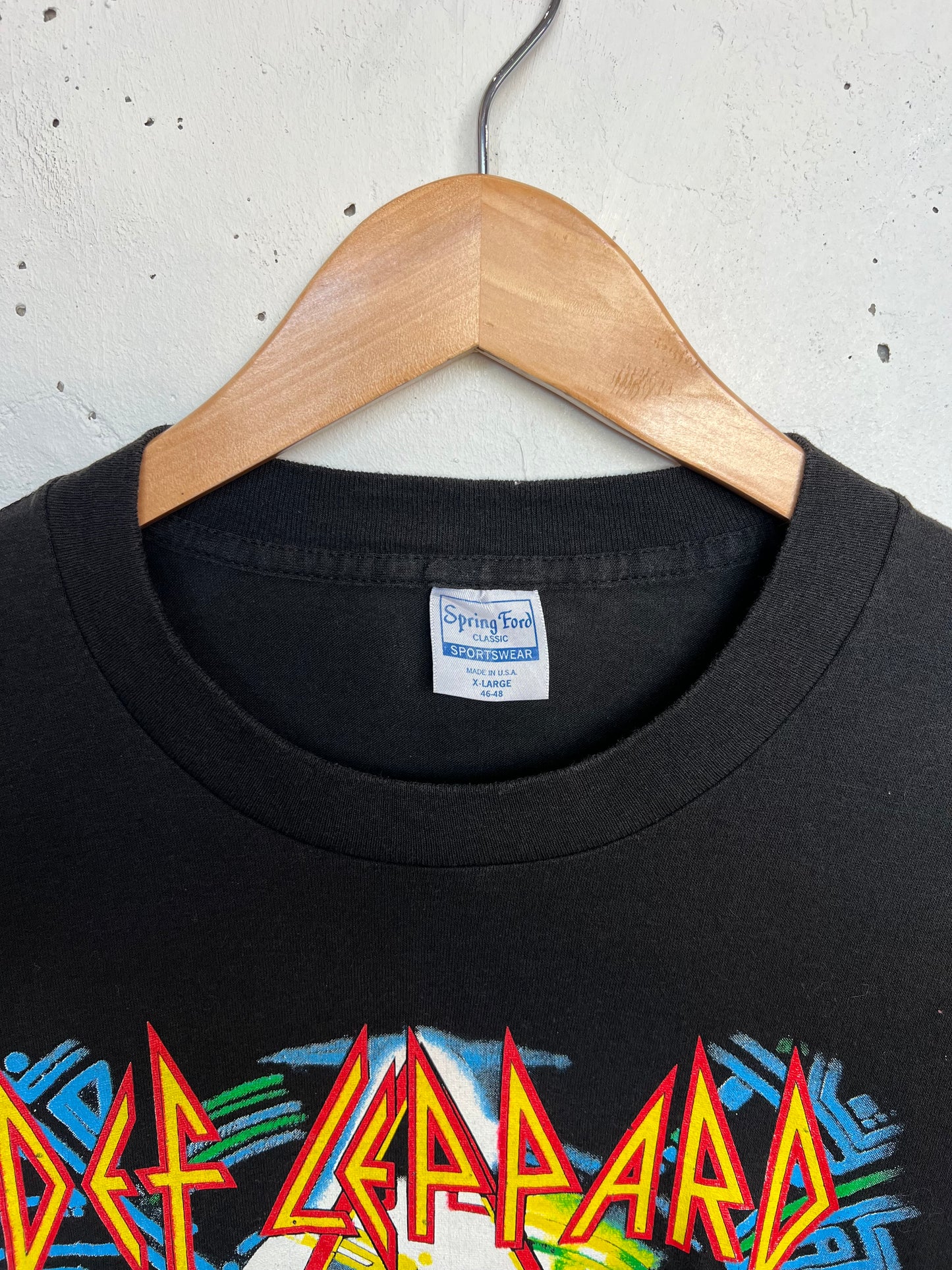 Vintage 80s Def Leppard Hysteria Tour Tee