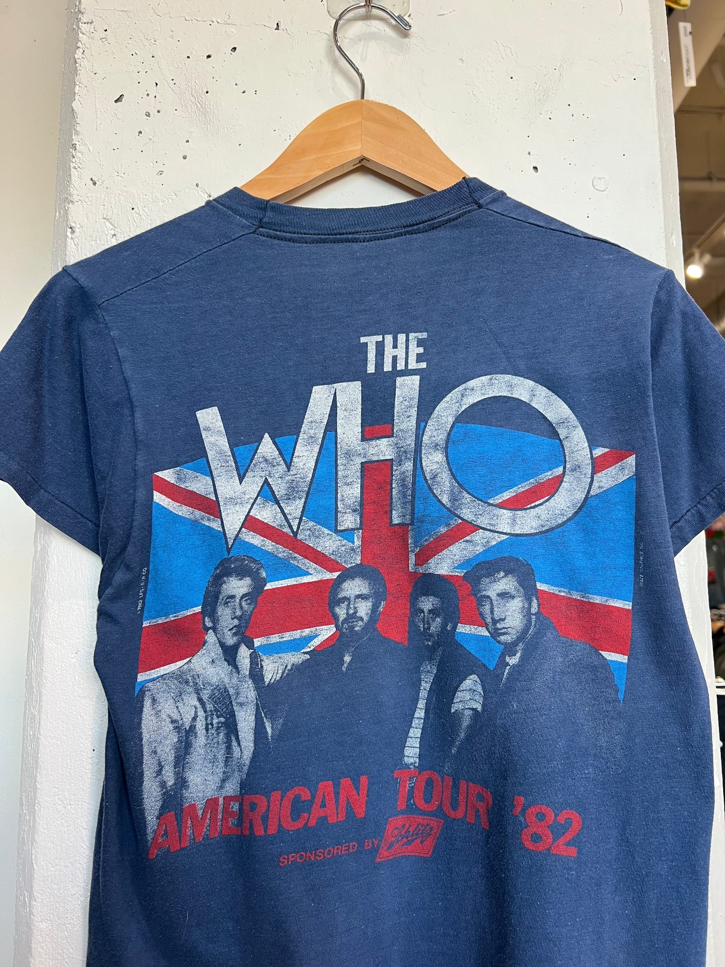 Vintage 1982 The Who Tour Tee