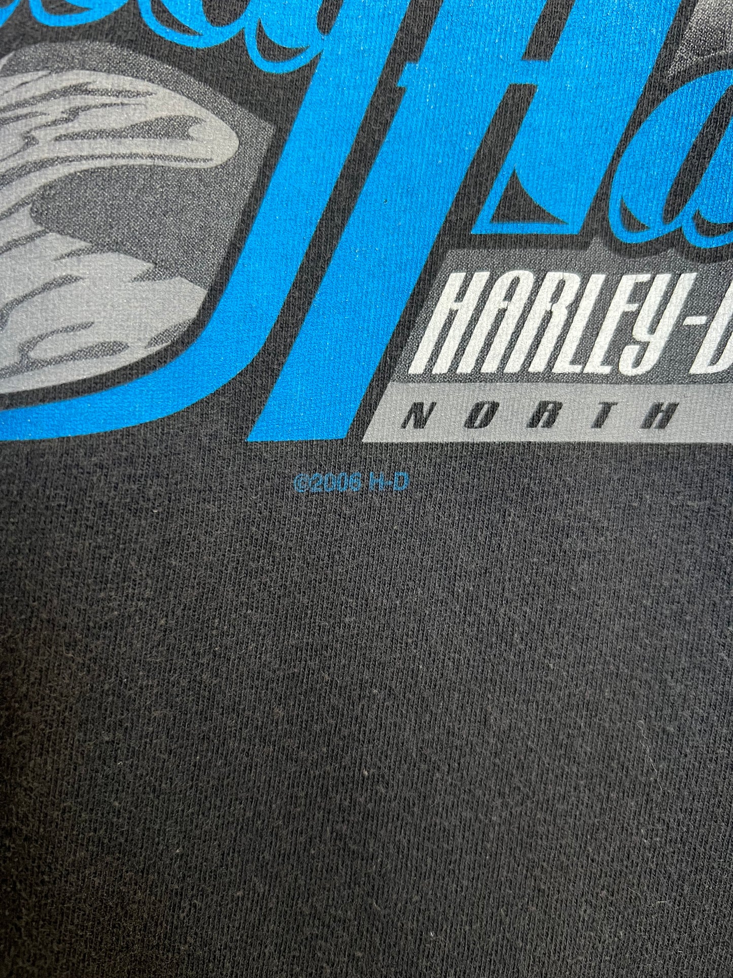 Vintage 2006 Harley Davidson Clown Flame Longlseeve T shirt