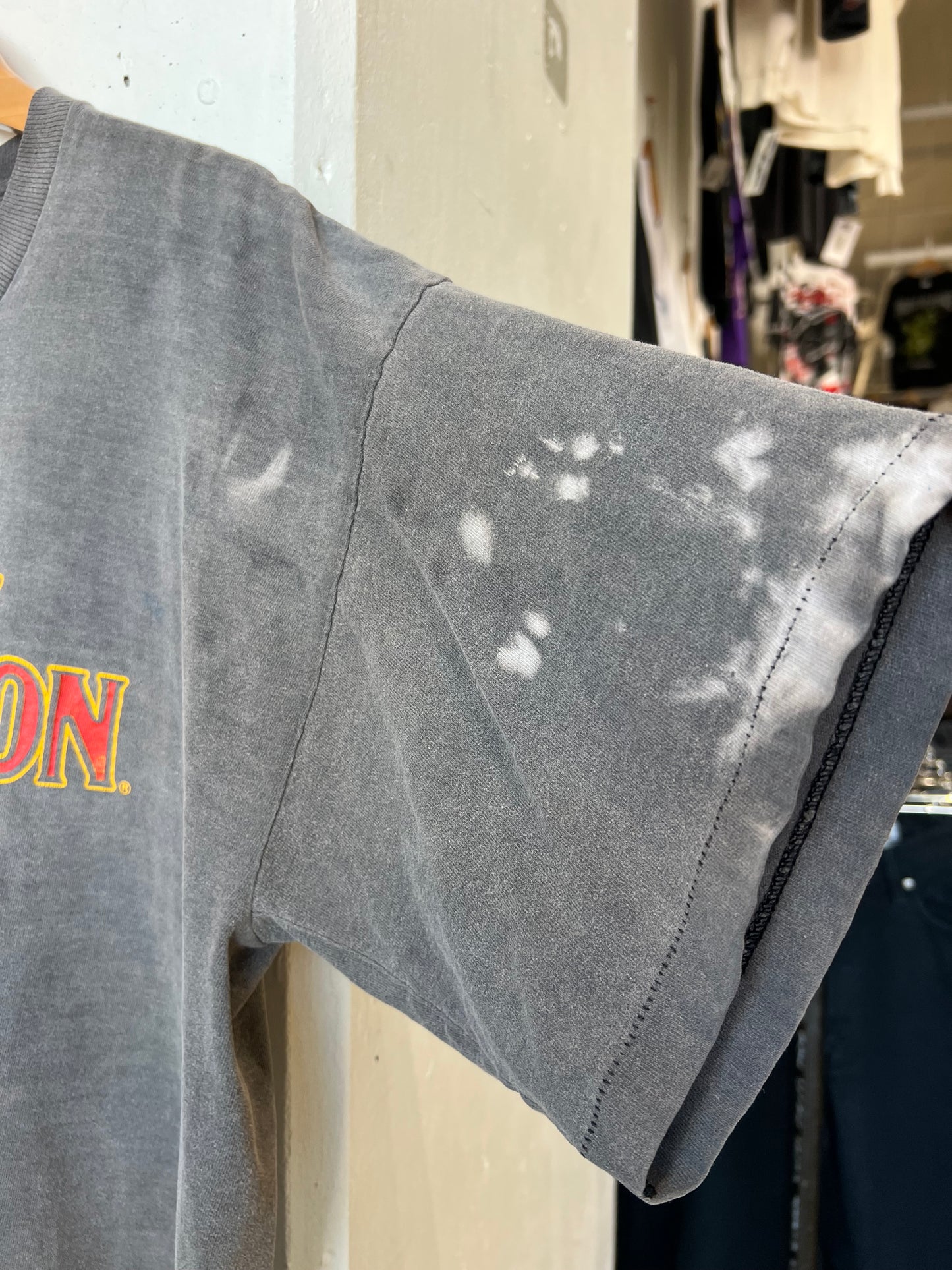 Vintage 90s Junction City Harley Davidson Boxy Cropped Tee