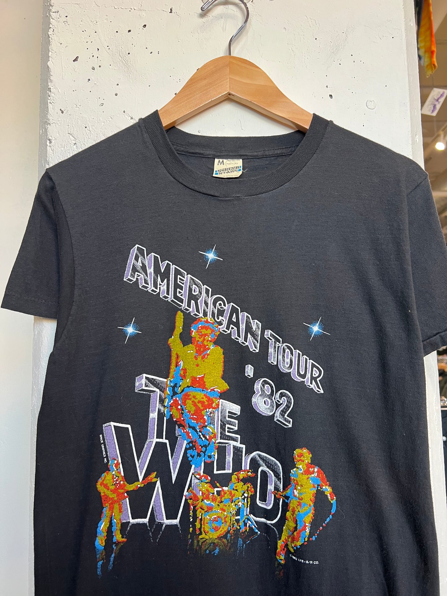 Vintage 1982 The Who Tour Tee