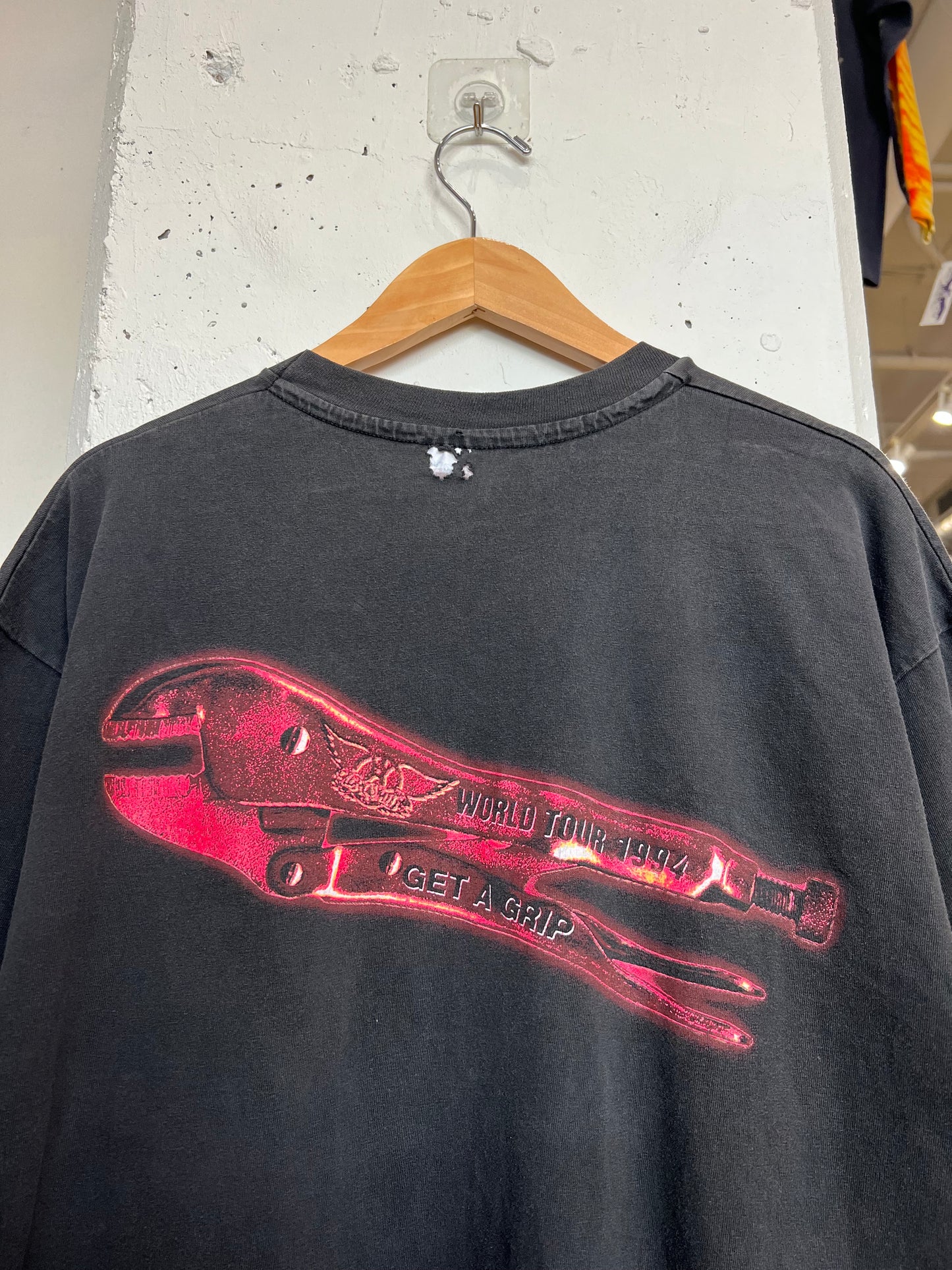 Vintage 90s Aerosmith Tee Faded Distressed