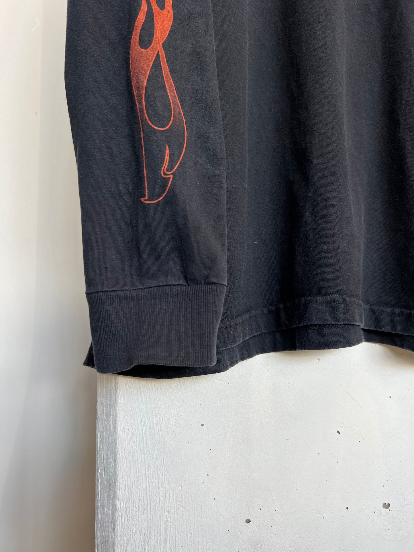 Vintage 2000s Mason Harley Davidson Flame Longsleeve T Shirt