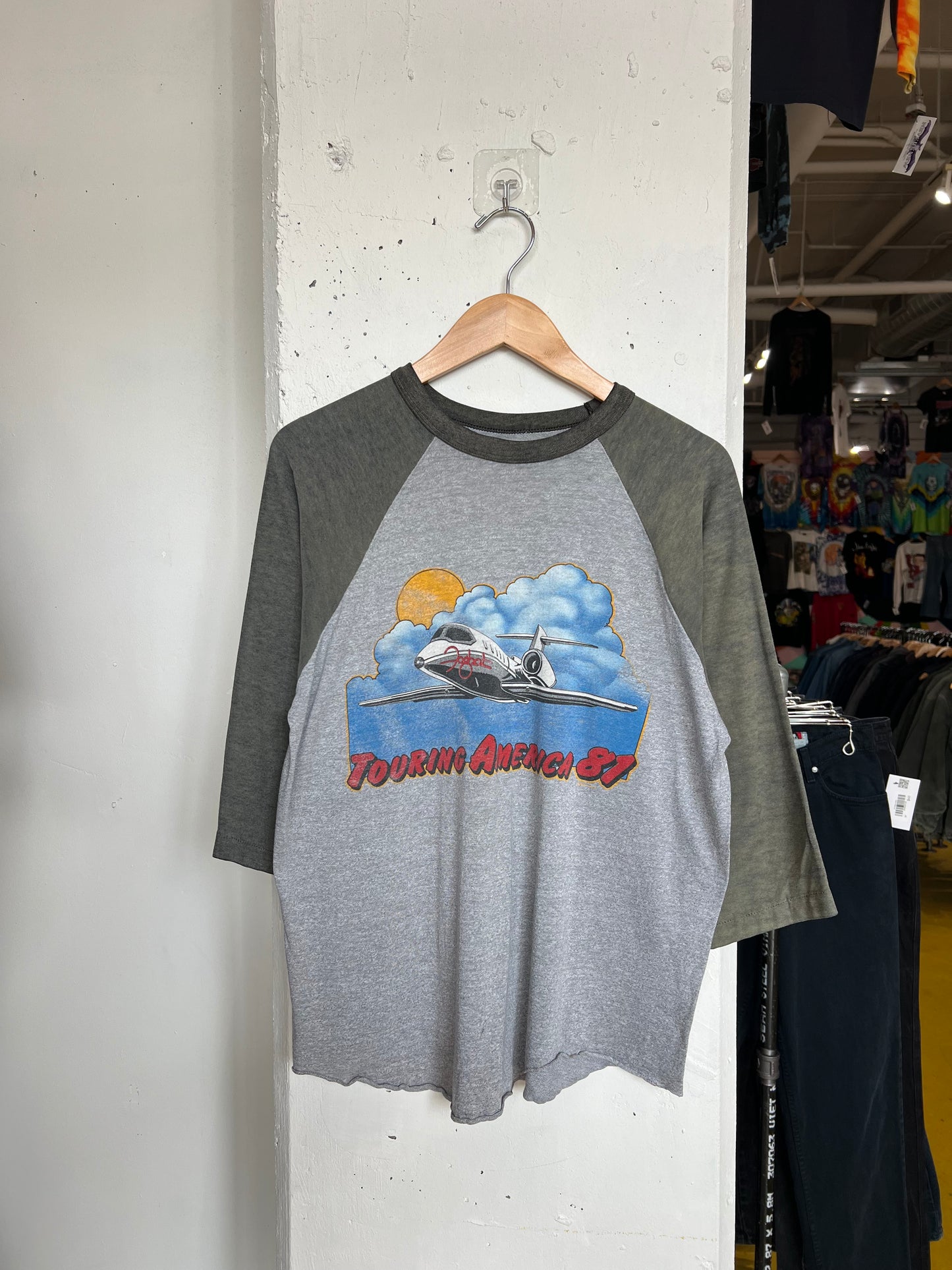 Vintage 1981 Foghat “USA Tour” Raglan Tee