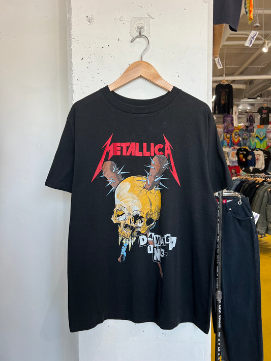 Vintage 1980s Metallica “Damage Inc” Pushead Tour Tee