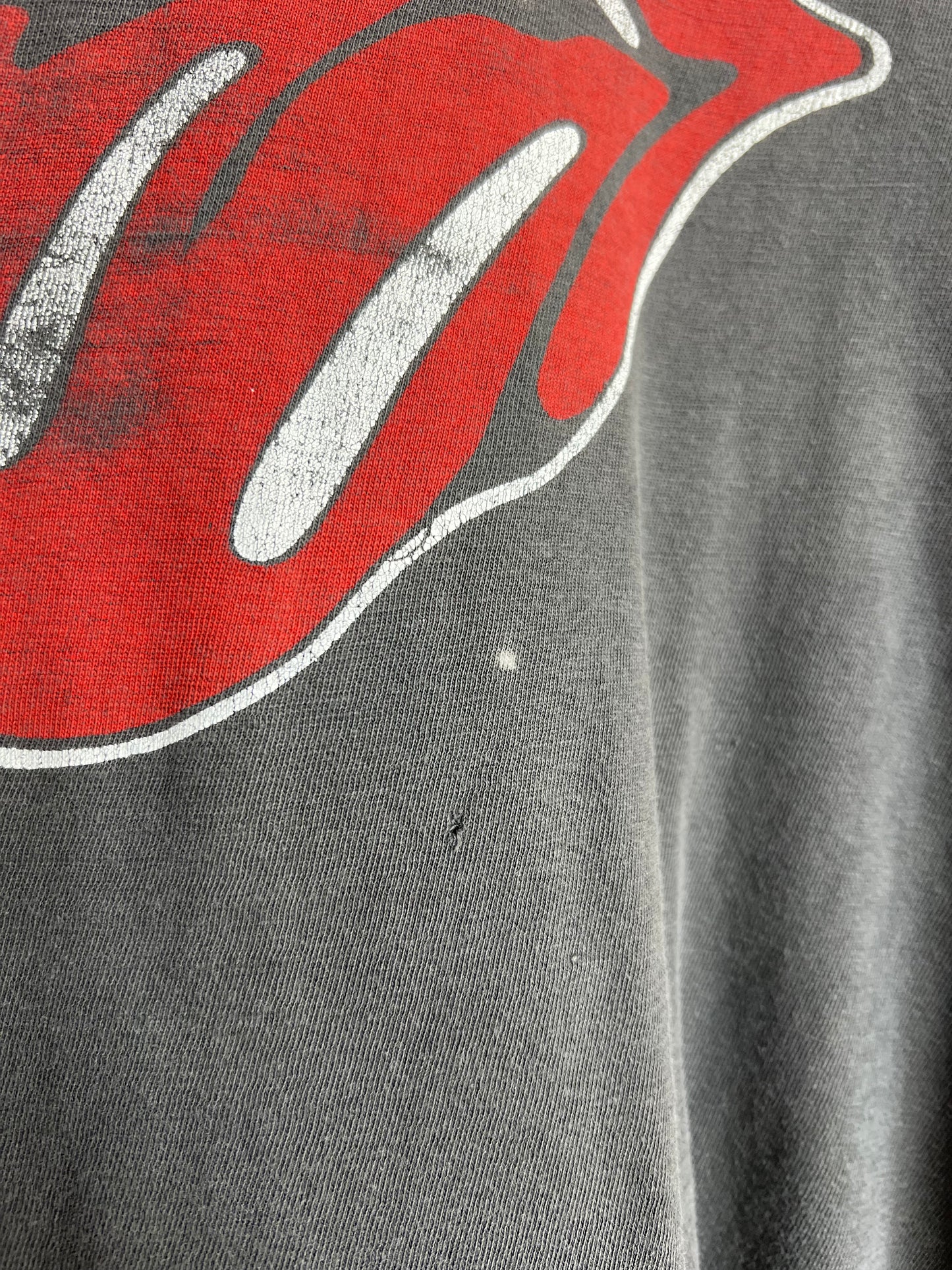 Vintage 70s/80s The Rolling Stones Thrashed Parking Lot Raglan Tee