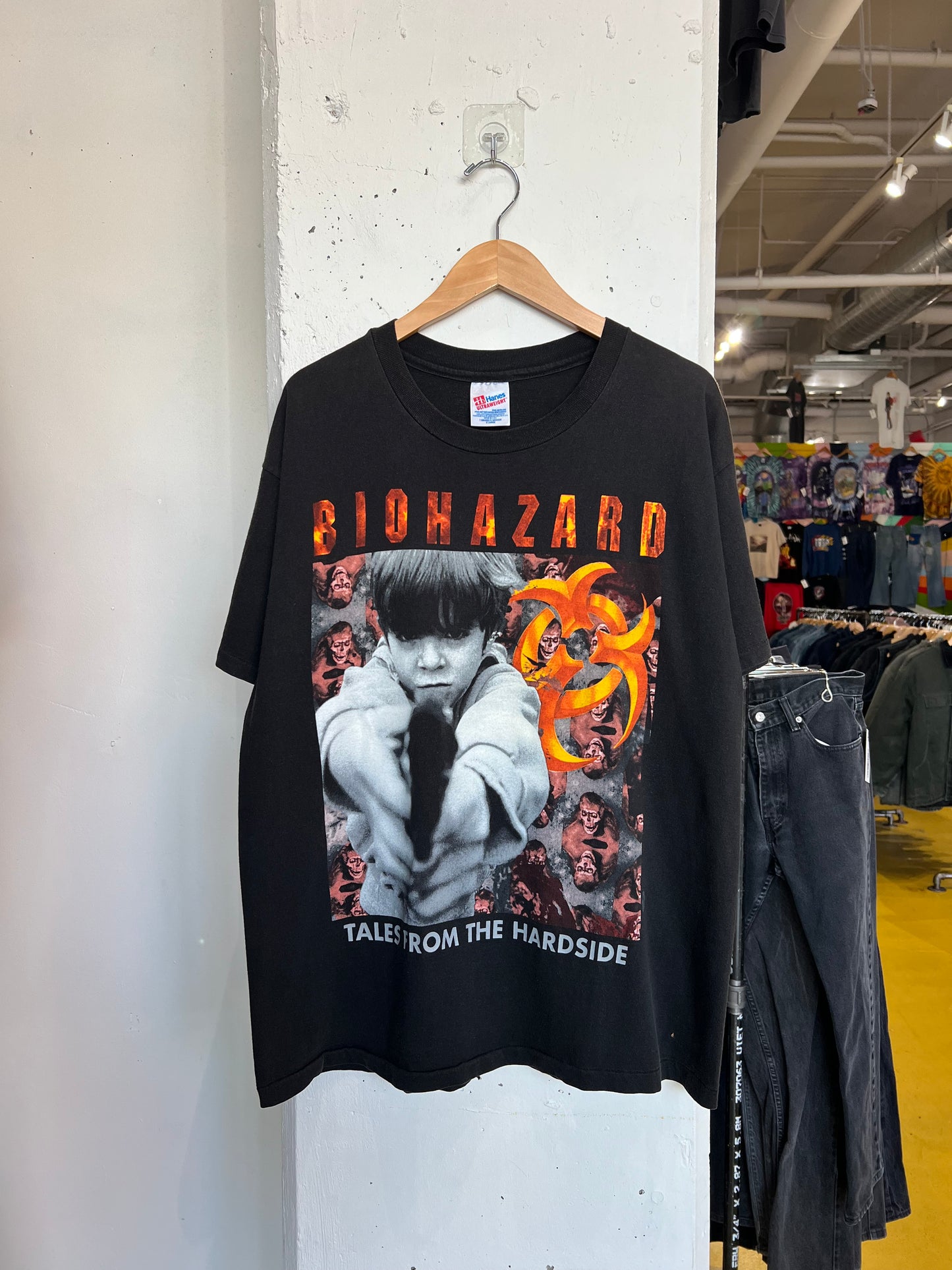 Vintage 1994 Biohazard “Tales From The Hardside” Tee