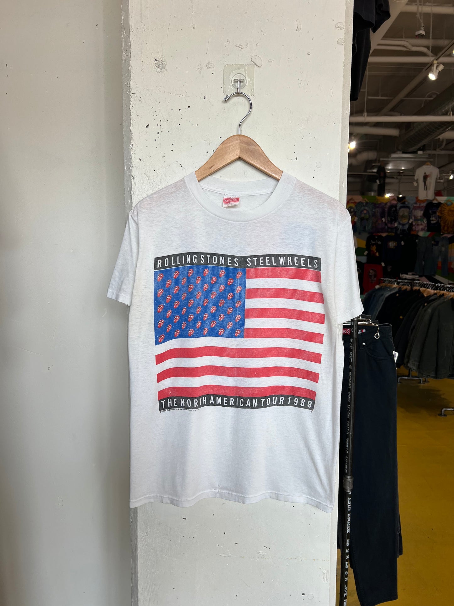 Vintage 1989 The Rolling Stones “Steel Wheels” Tour Tee