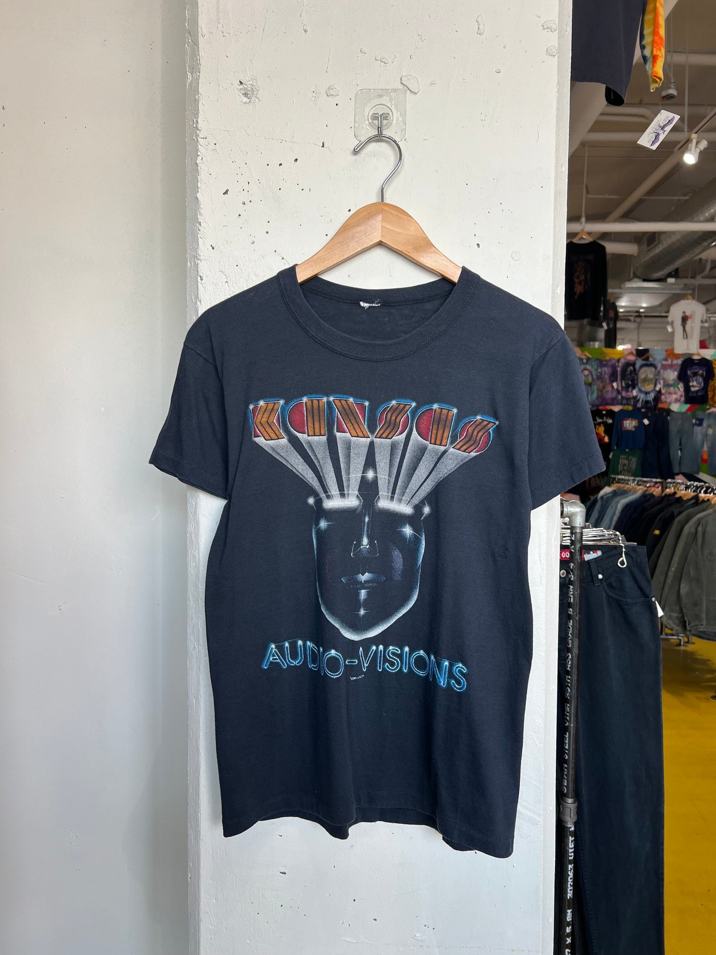 Vintage 80s Kansas “Audio Visions” Tee