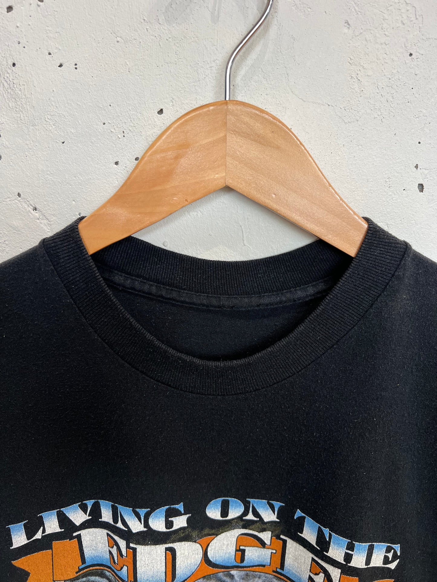 Vintage 1991 Harley Davidson Living on the Edge Tee