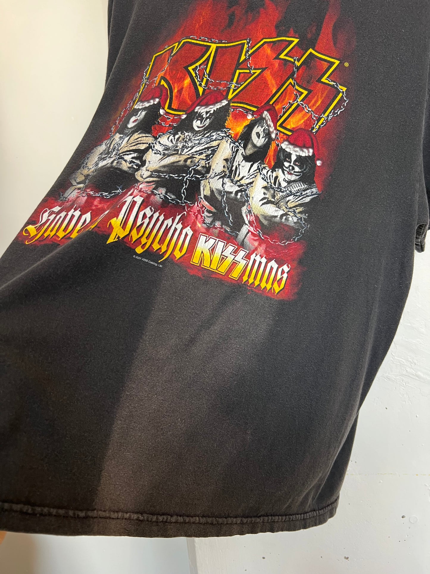 Vintage 2001 KISS “Psycho KISSmas” Tee