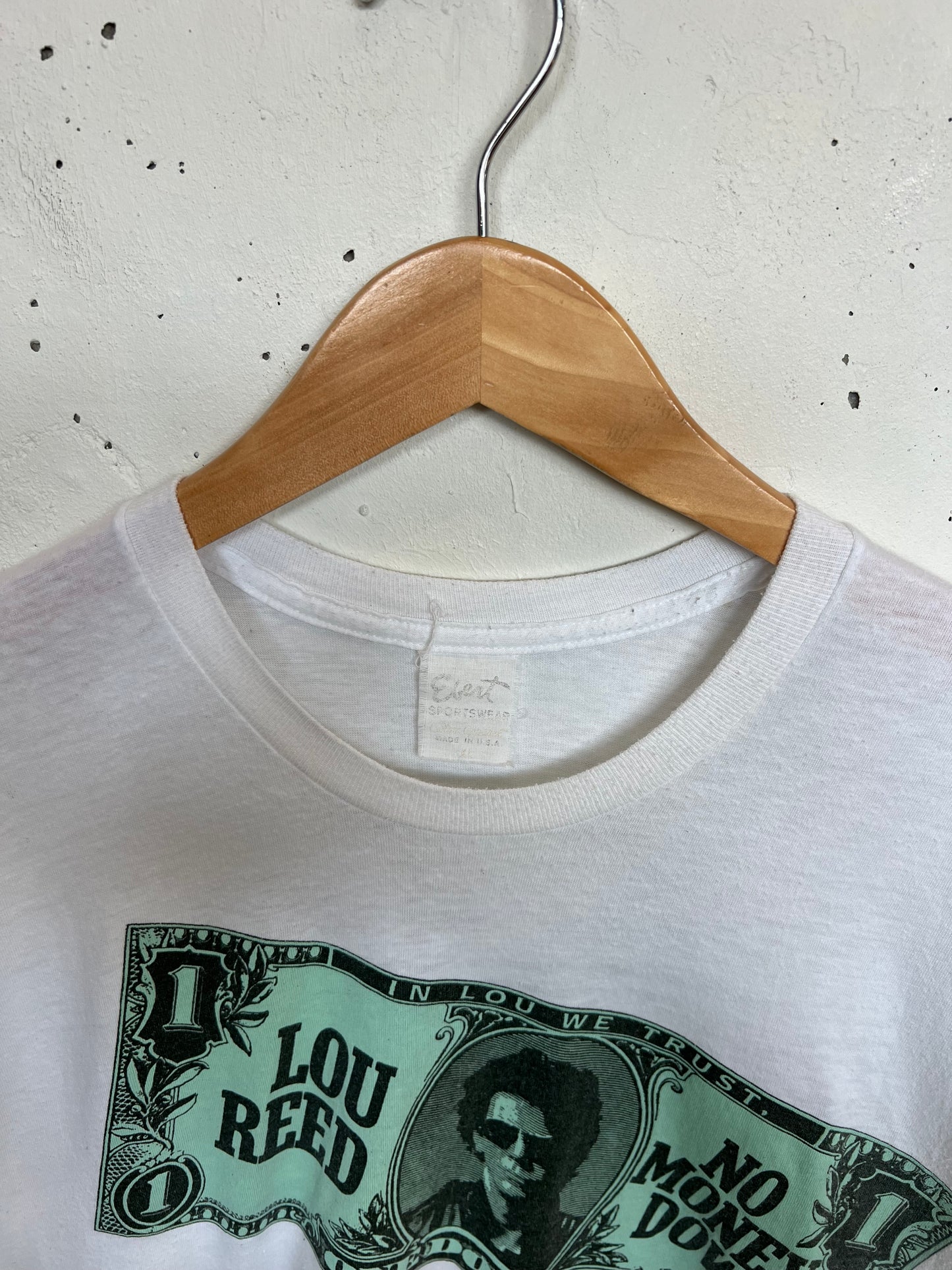 Vintage 1980s Lou Reed “ In Lou We Trust” Tee