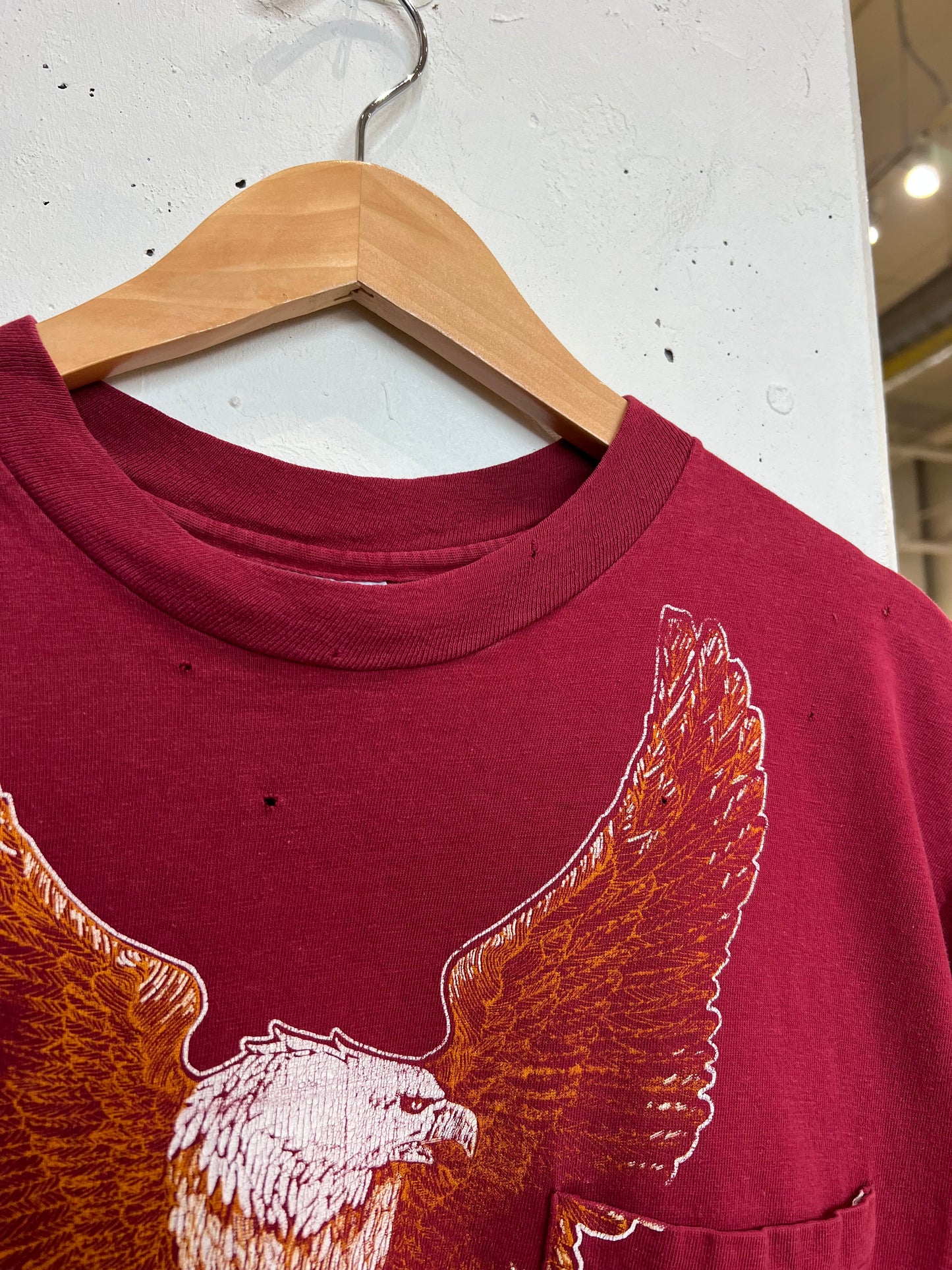 Vintage 80s Harley Davidson Texas Eagle Pocket Tee