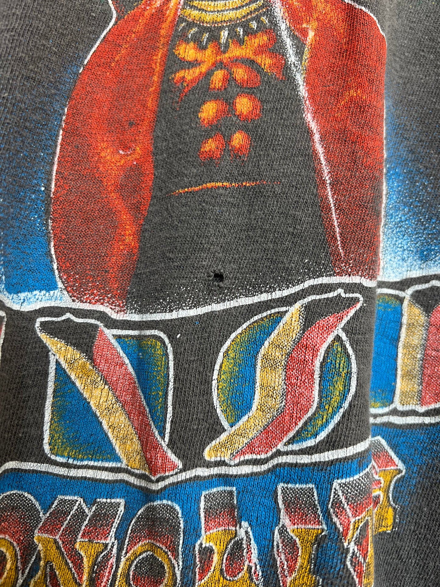 Vintage 1980 Kansas “Audio Visions” Raglan Cut Off Tee