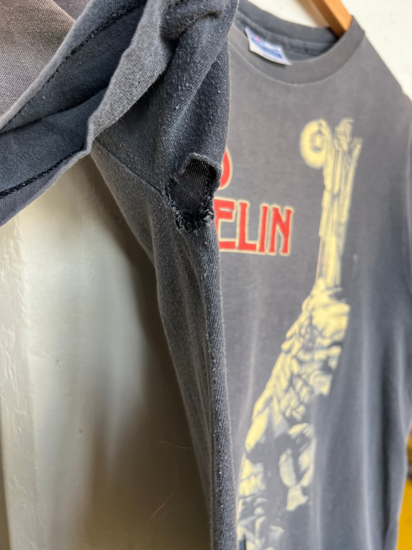 Vintage 1984 Led Zeppelin Faded Distressed Tee