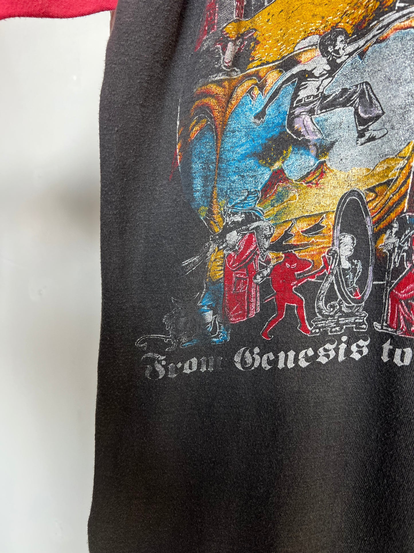 Vintage 1981 Genesis Parking Lot Bootleg Raglan Tee