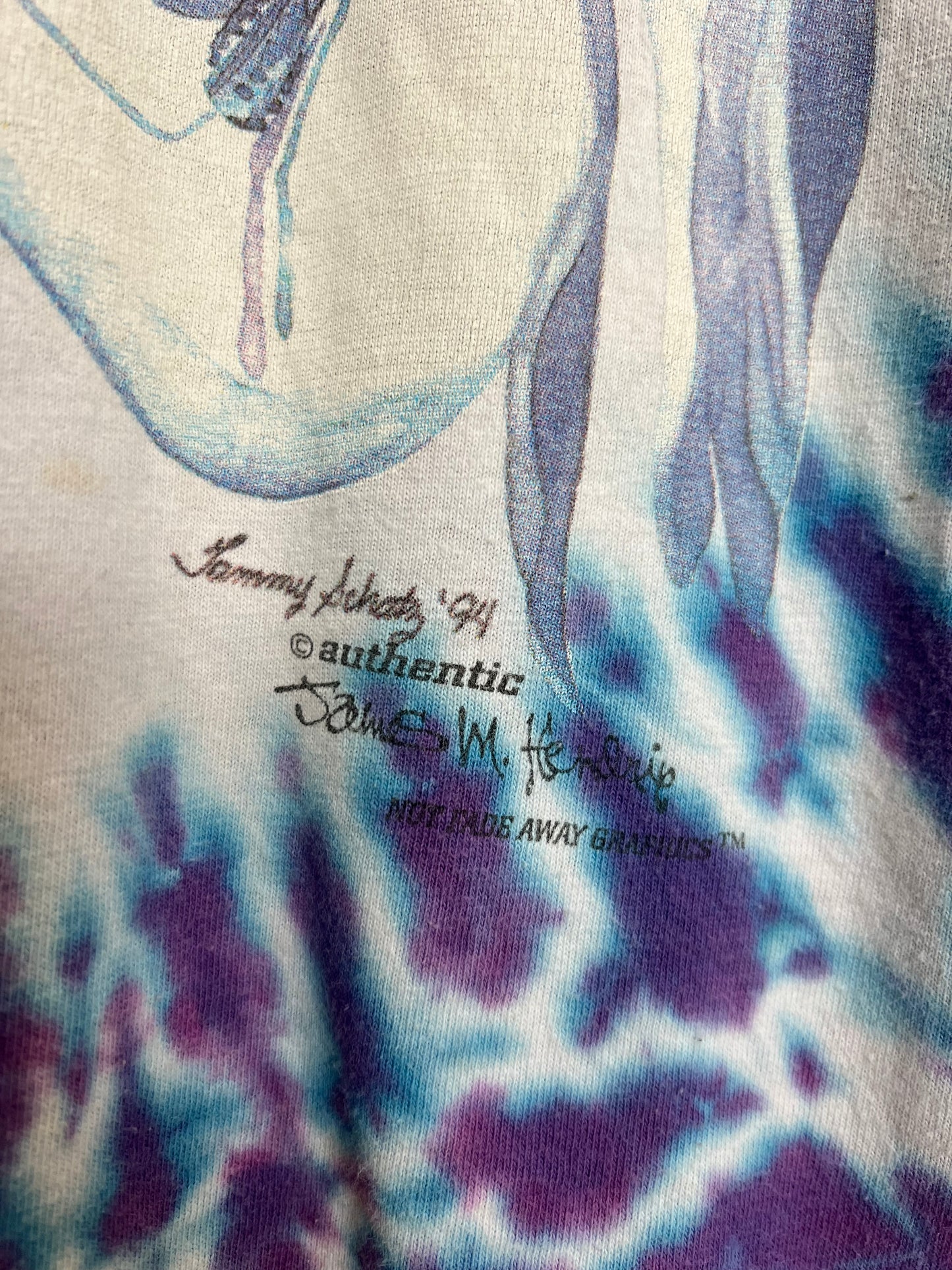 Vintage 1994 Jimmy Hendrix Tie Dye Tee
