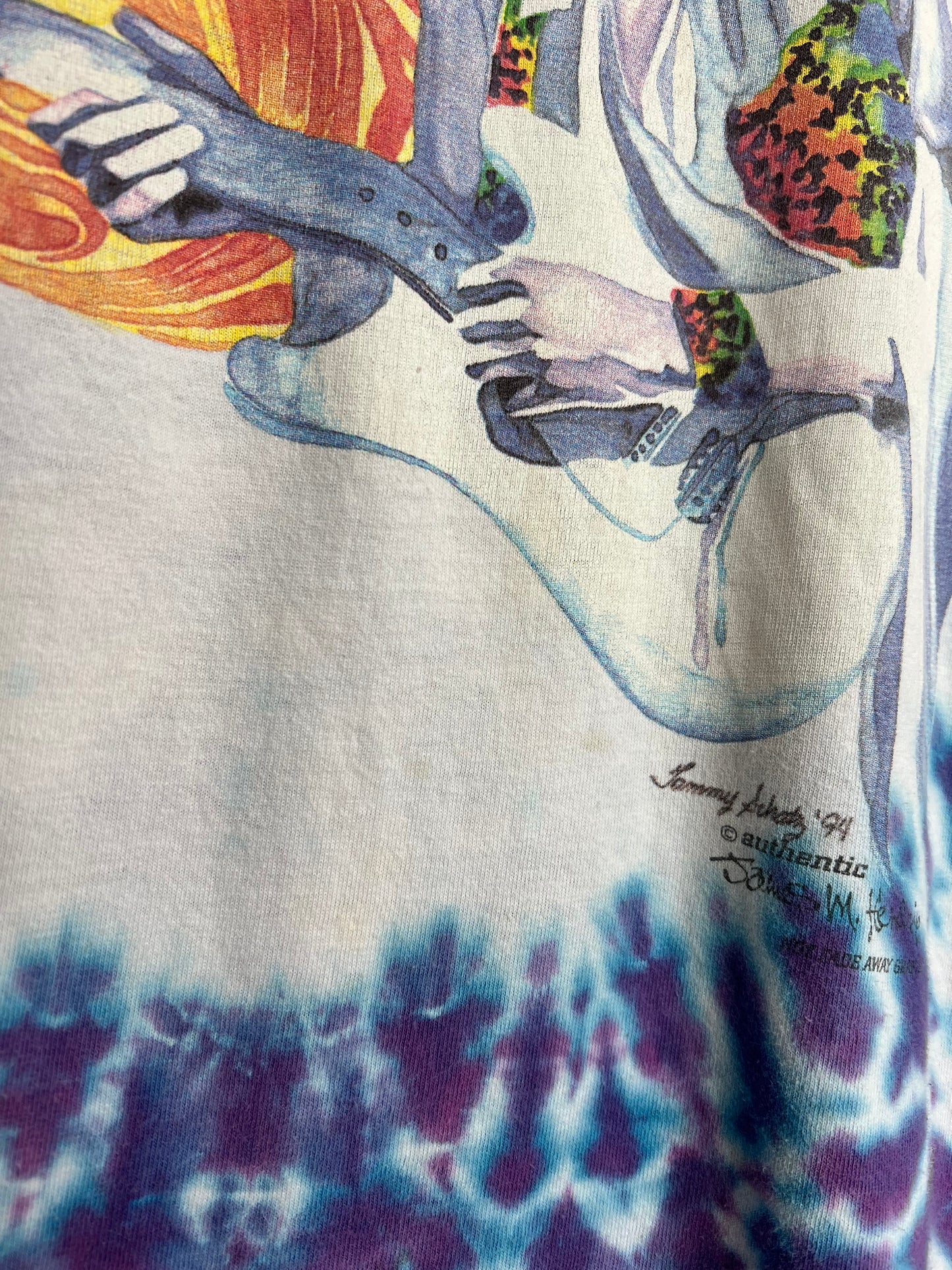 Vintage 1994 Jimmy Hendrix Tie Dye Tee