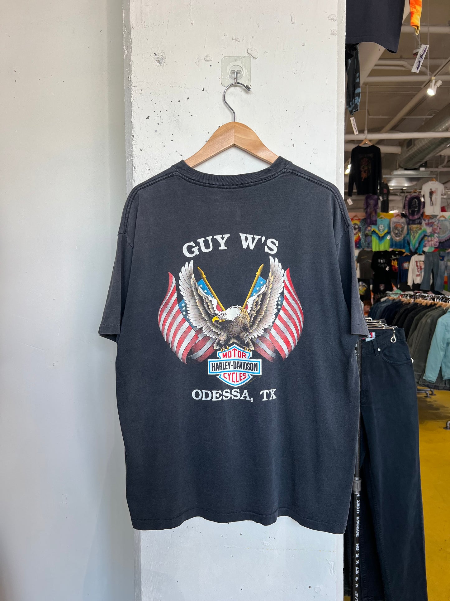 Vintage 90s Odessa Harley Davidson Tee