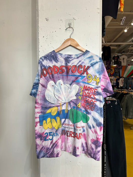 Vintage 1994 Woodstock Tie Dye Tee