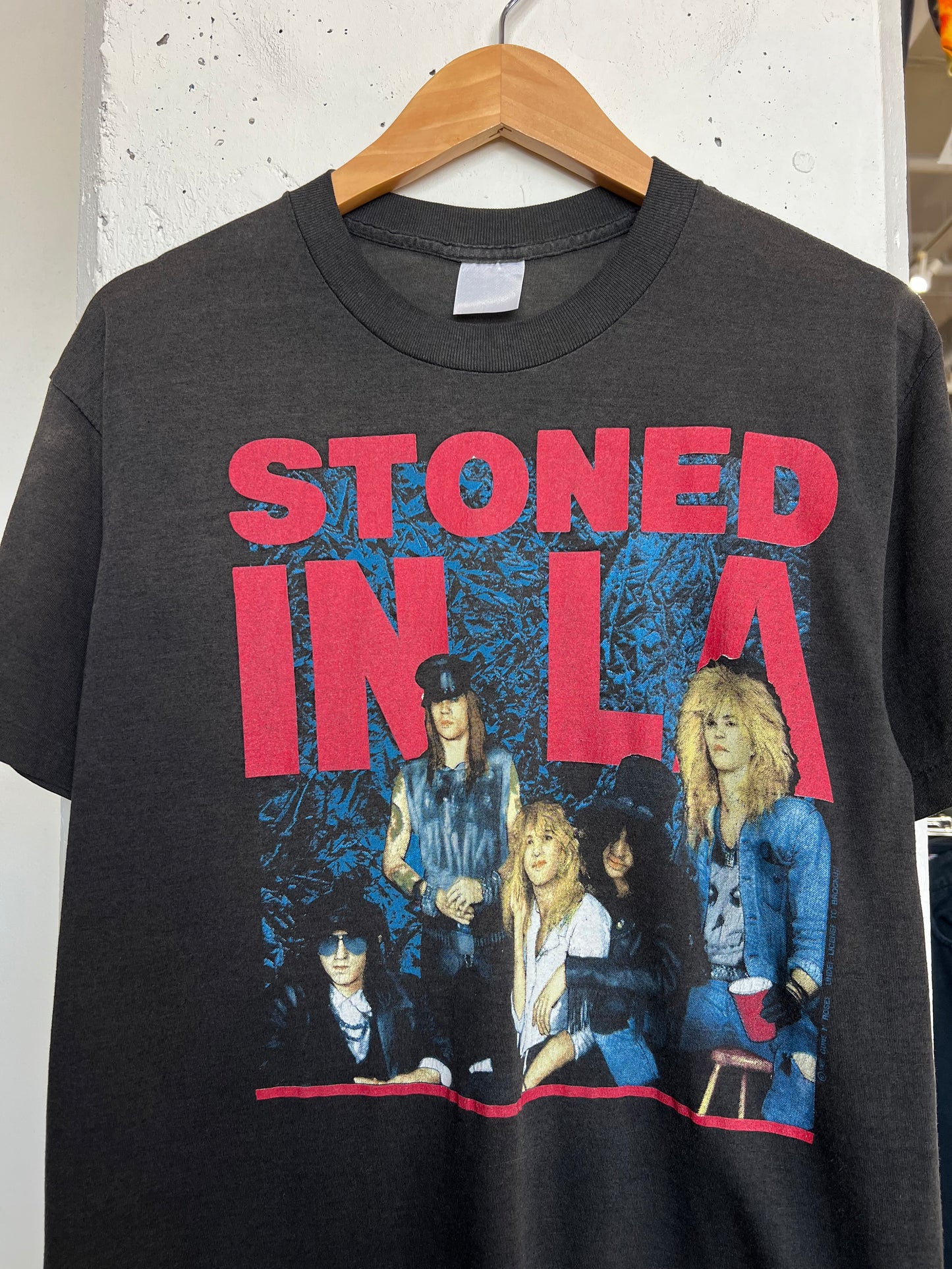 Vintage 80s Guns N’ Roses Stoned In LA Tee