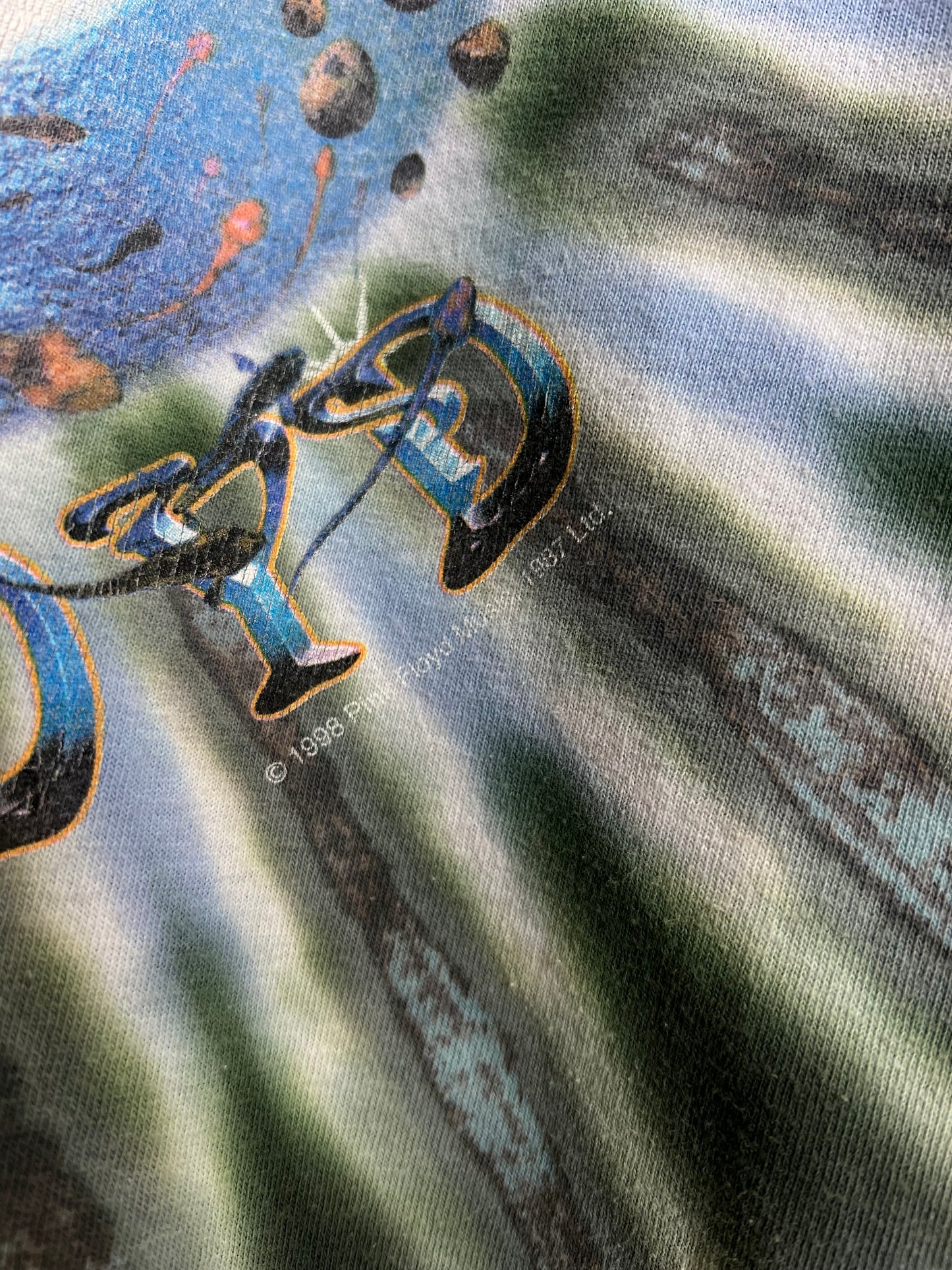 Vintage 1998 Pink Floyd Tie Dye Tee