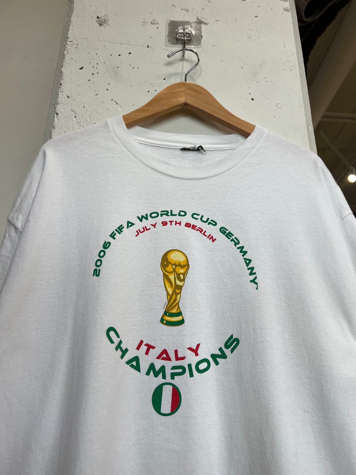Vintage Italy 2006 World Cup Champions Tee