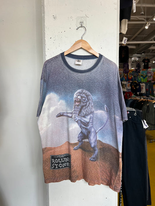 Vintage 90s Rolling Stones All Over Print Tee