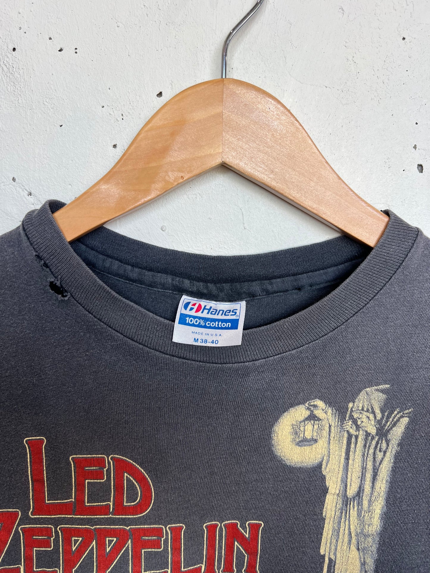Vintage 1984 Led Zeppelin Faded Distressed Tee
