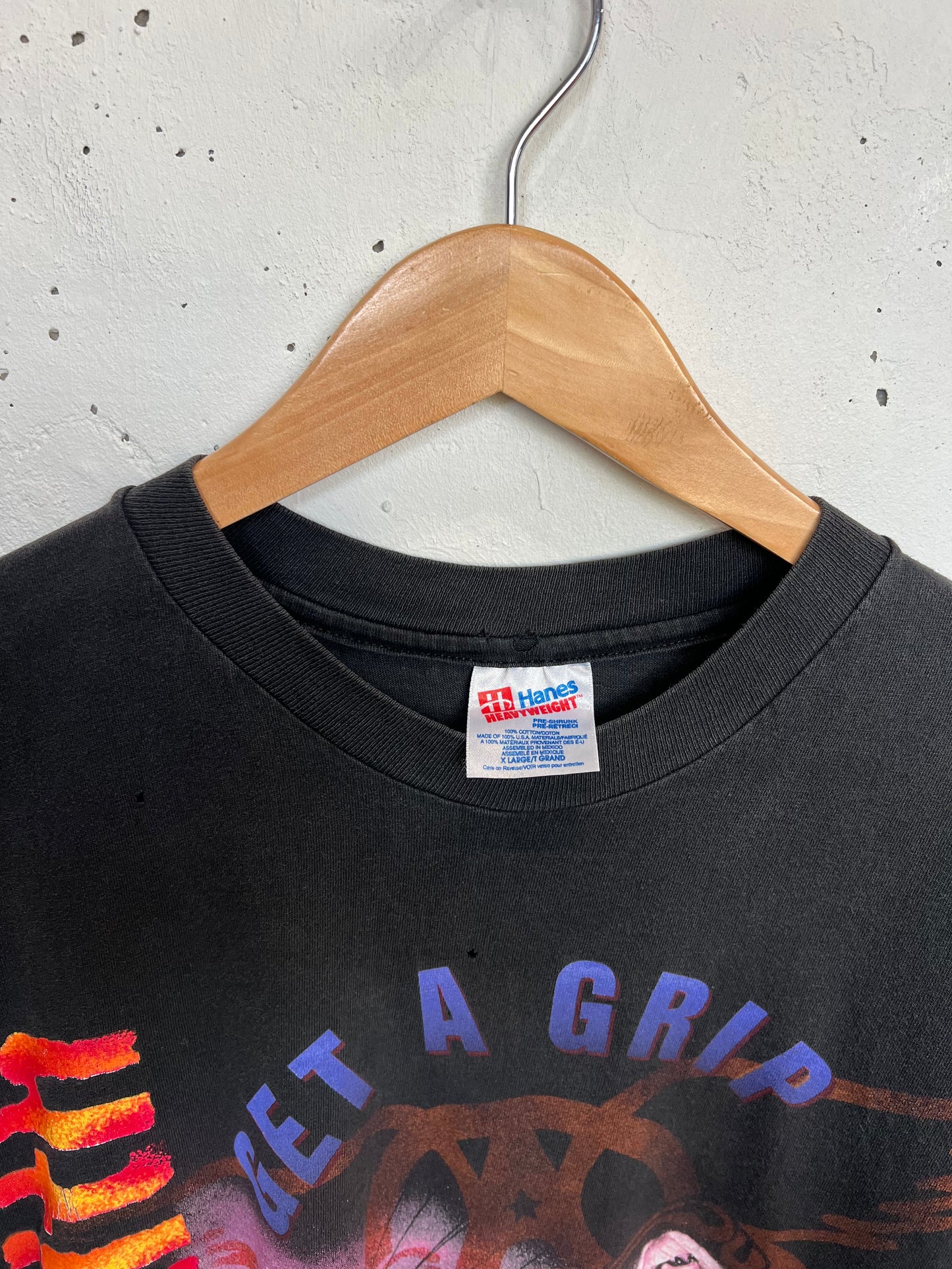 Vintage 90s Aerosmith Tee Faded Distressed