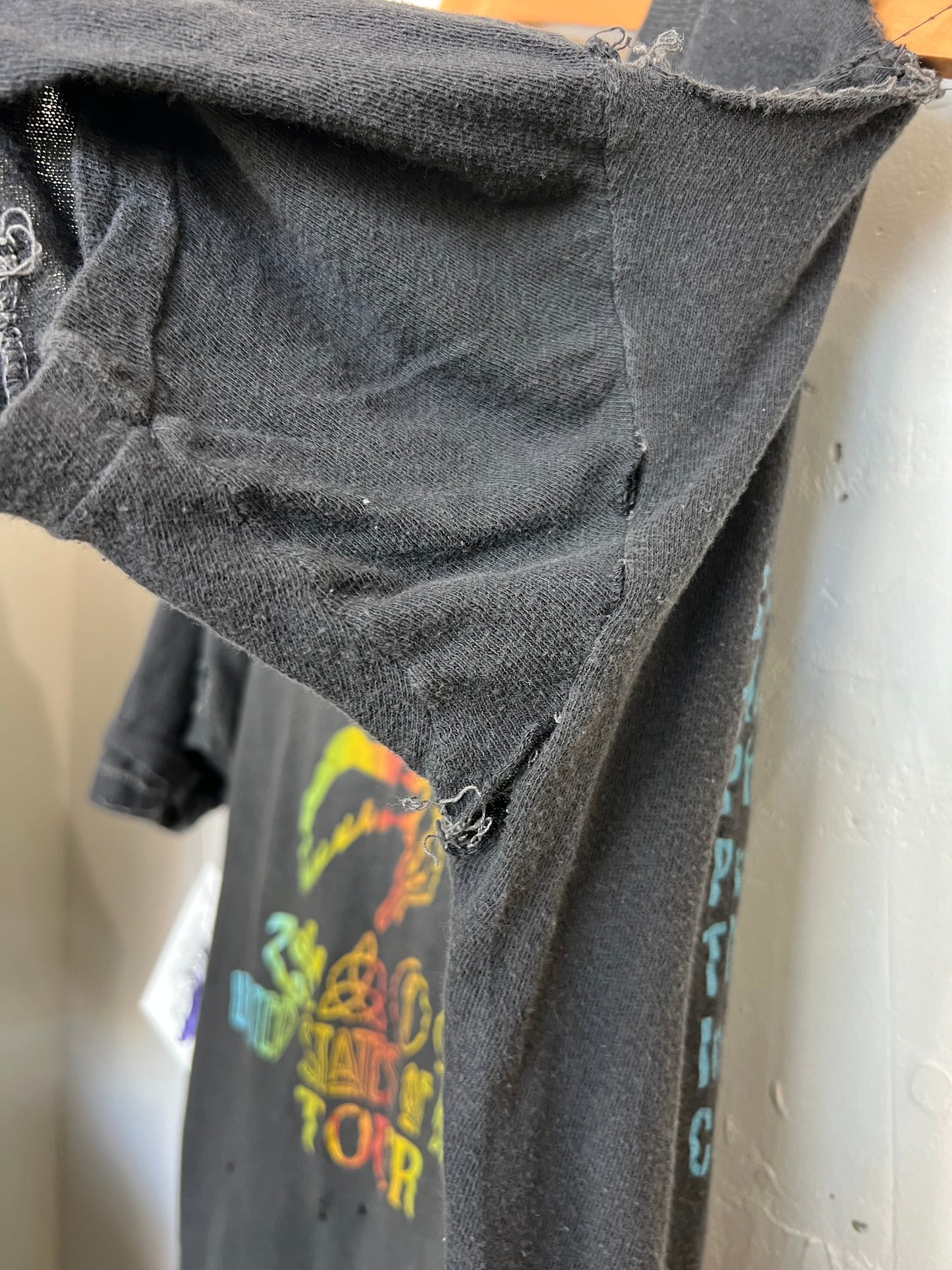 Vintage 1970s Led Zeppelin Tour Thrashed Distressed Tee