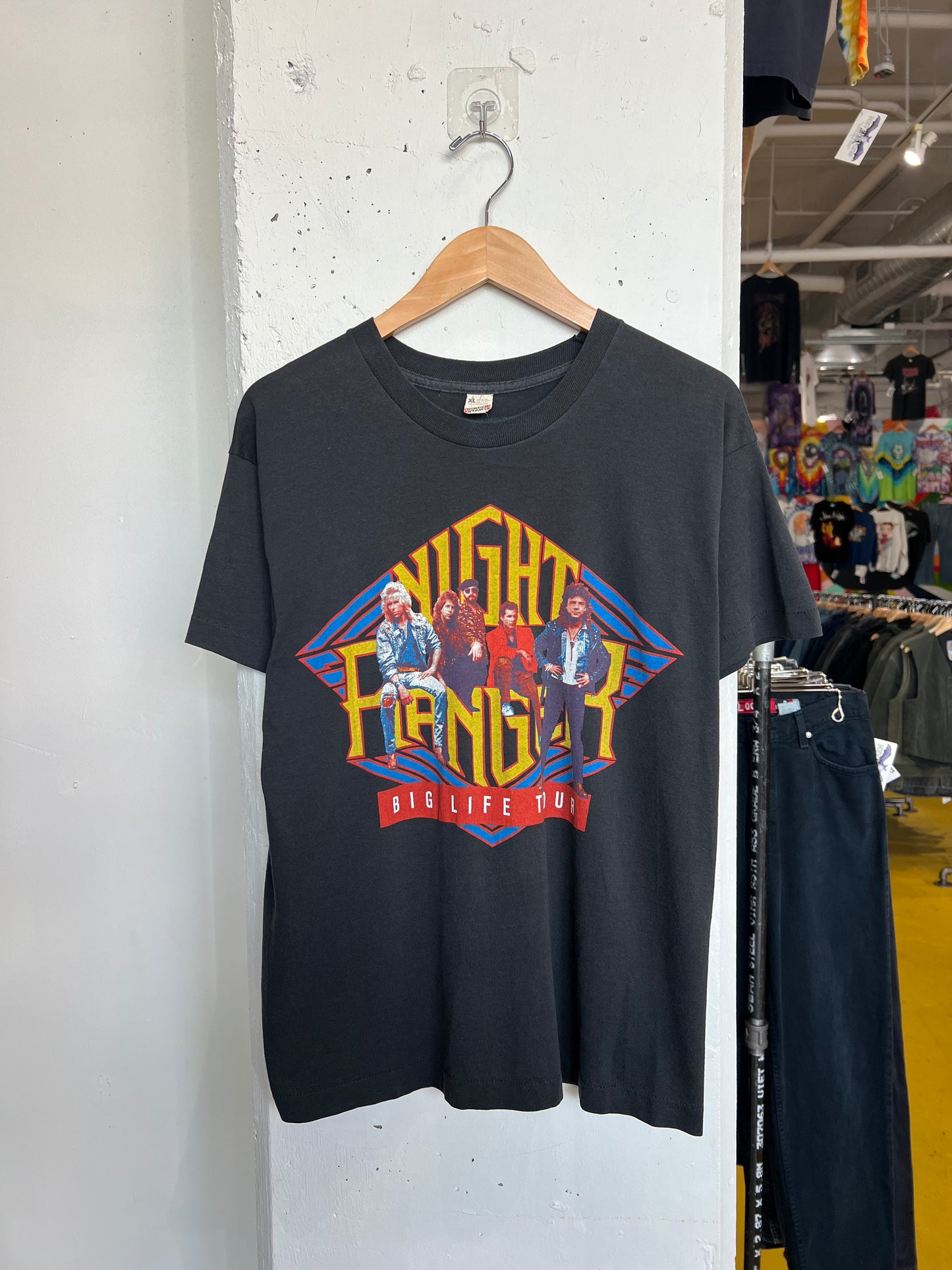Vintage 80s Night Ranger “Big Life World Tour” Tee